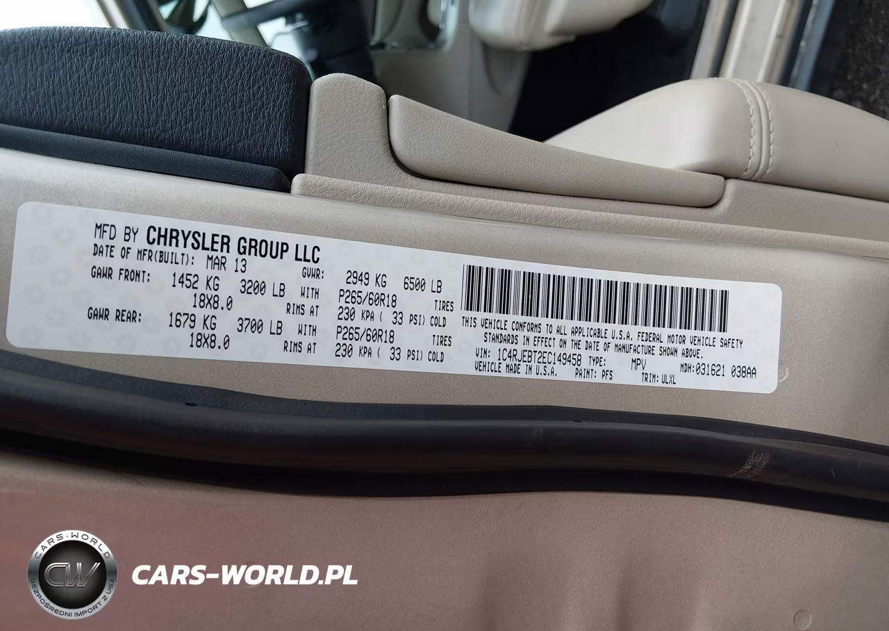 2014 Jeep Grand Cherokee Limited VIN:1C4RJEBT2EC149458 - 9
