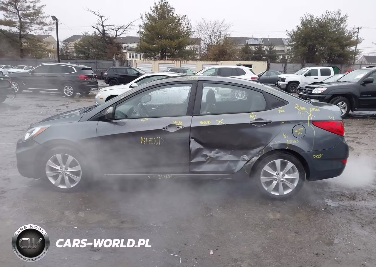 2012 Hyundai Accent Gls VIN:KMHCU4AE1CU239228 - 14