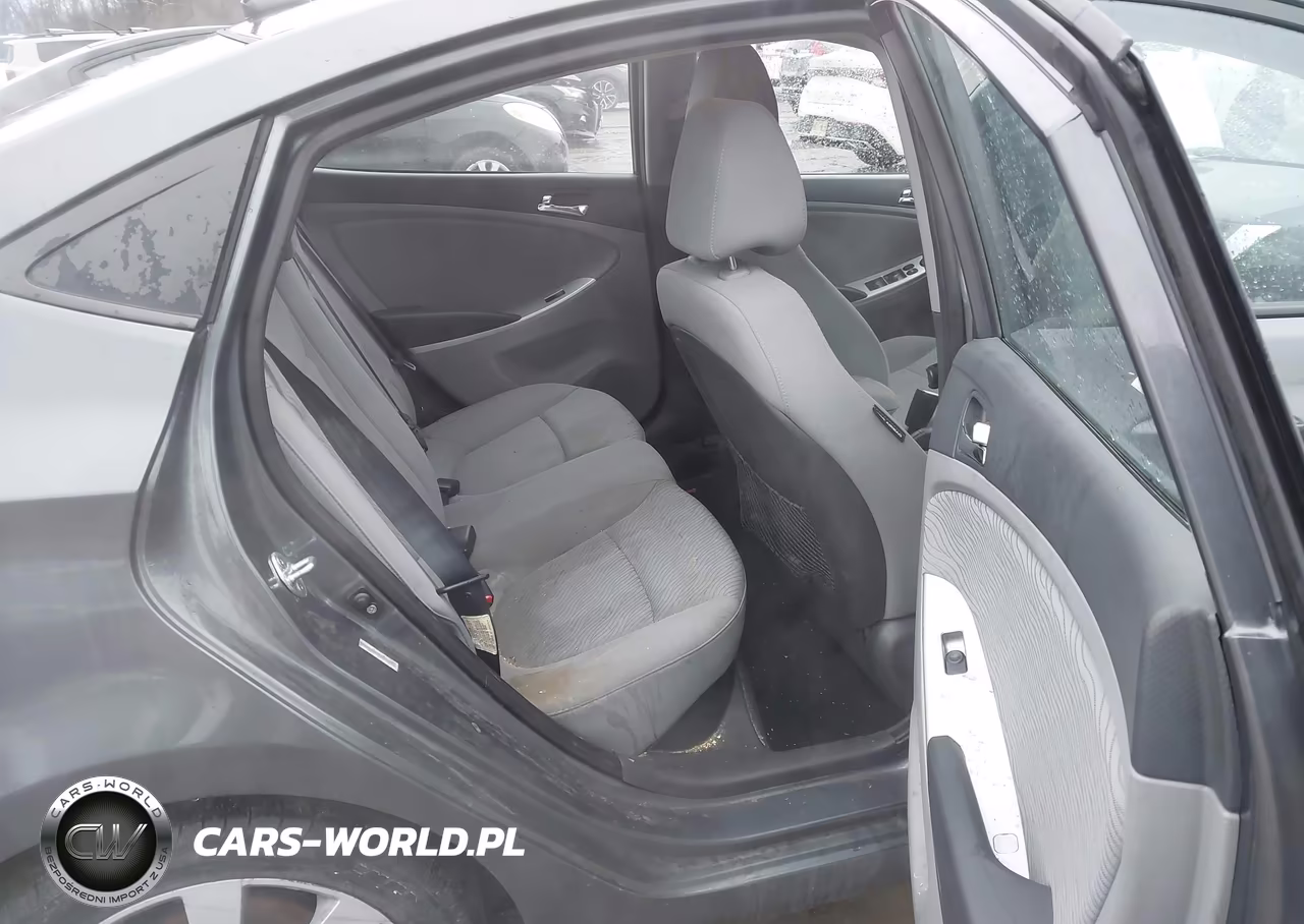 2012 Hyundai Accent Gls VIN:KMHCU4AE1CU239228 - 8