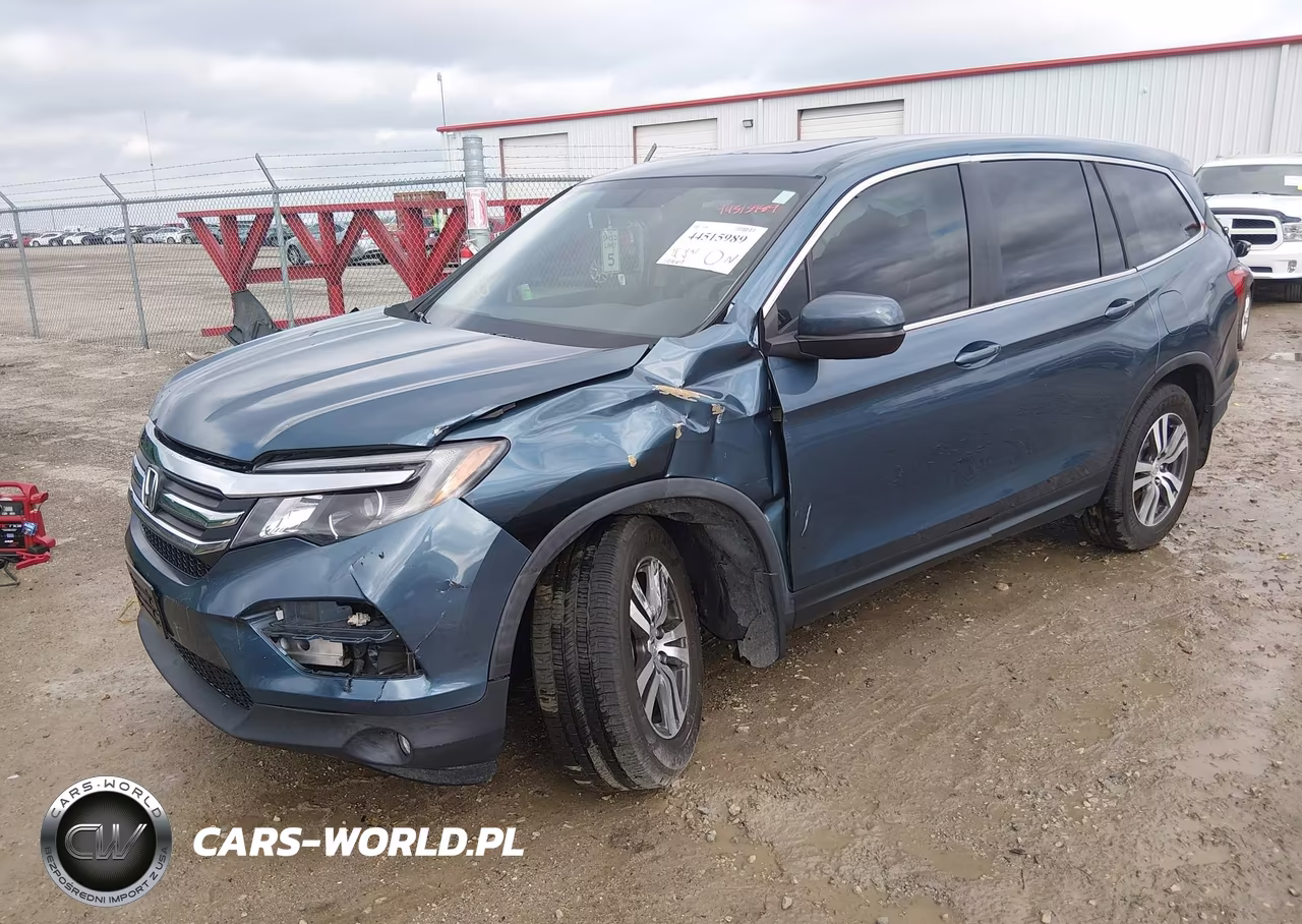 2018 Honda Pilot Ex-L VIN:5FNYF5H53JB018347 - 2