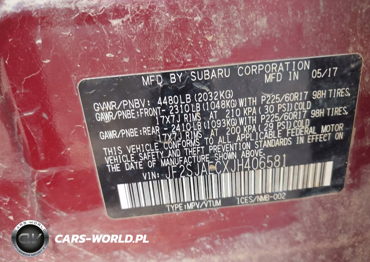 2018 Subaru Forester 2.5I Premium VIN:JF2SJAECXJH406581 - 9