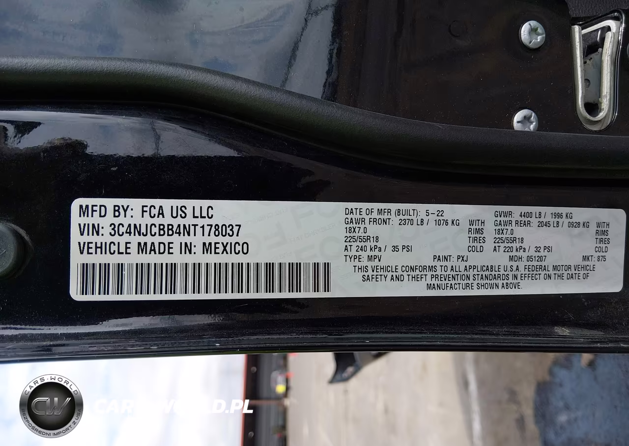 2022 Jeep Compass Altitude Fwd VIN:3C4NJCBB4NT178037 - 8
