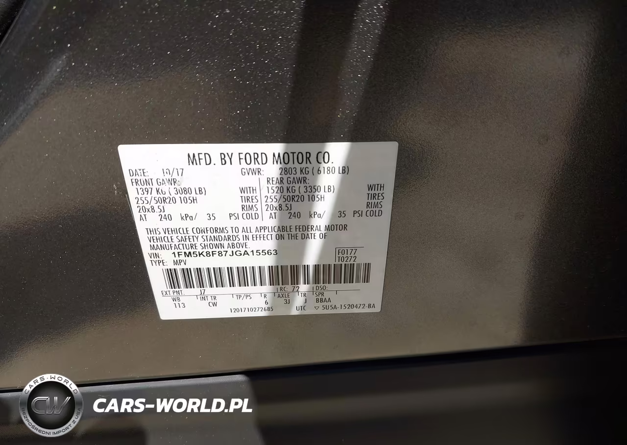 2018 Ford Explorer Limited VIN:1FM5K8F87JGA15563 - 9