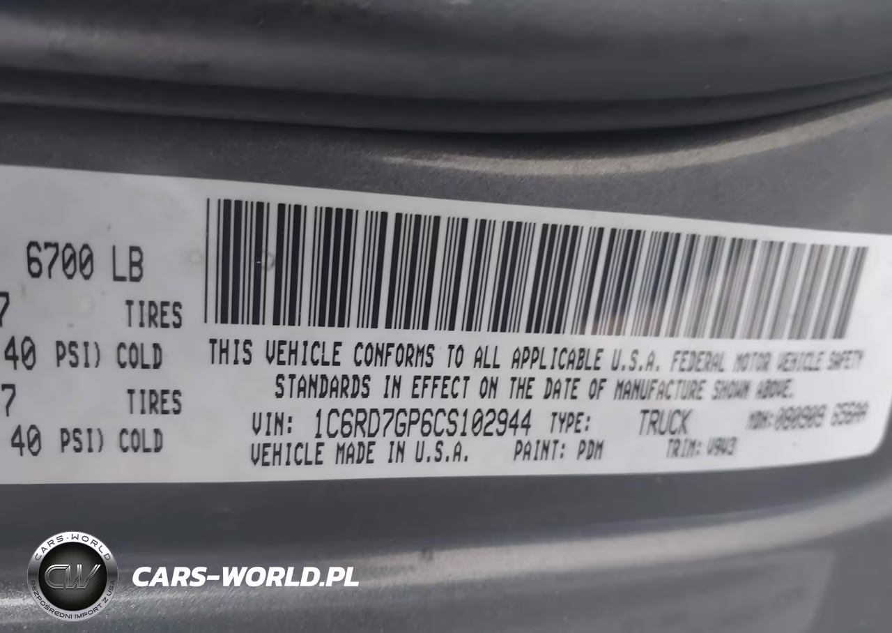 2012 Ram 1500 Slt VIN:1C6RD7GP6CS102944 - 9