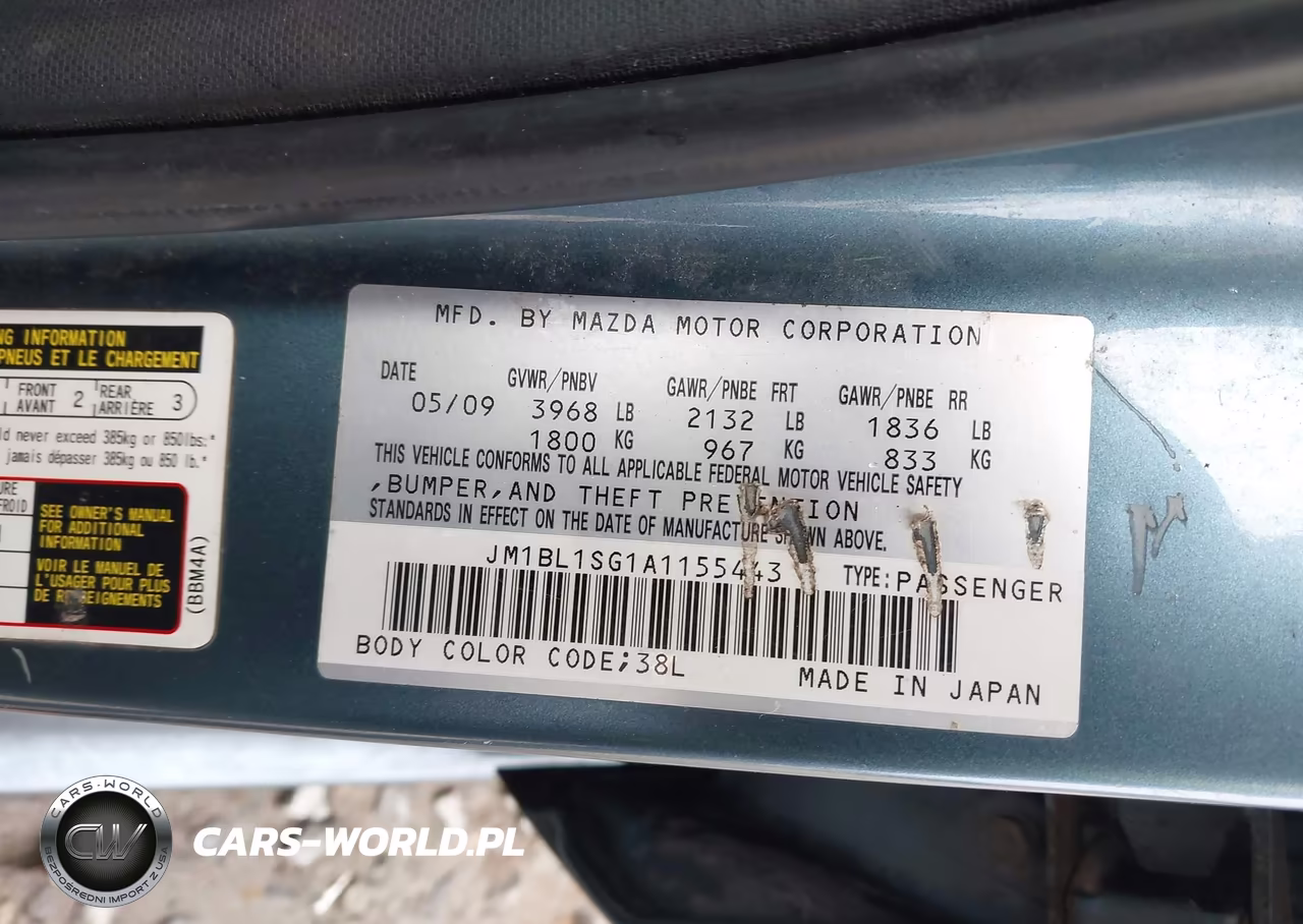 2010 Mazda Mazda3 I Sport VIN:JM1BL1SG1A1155443 - 17