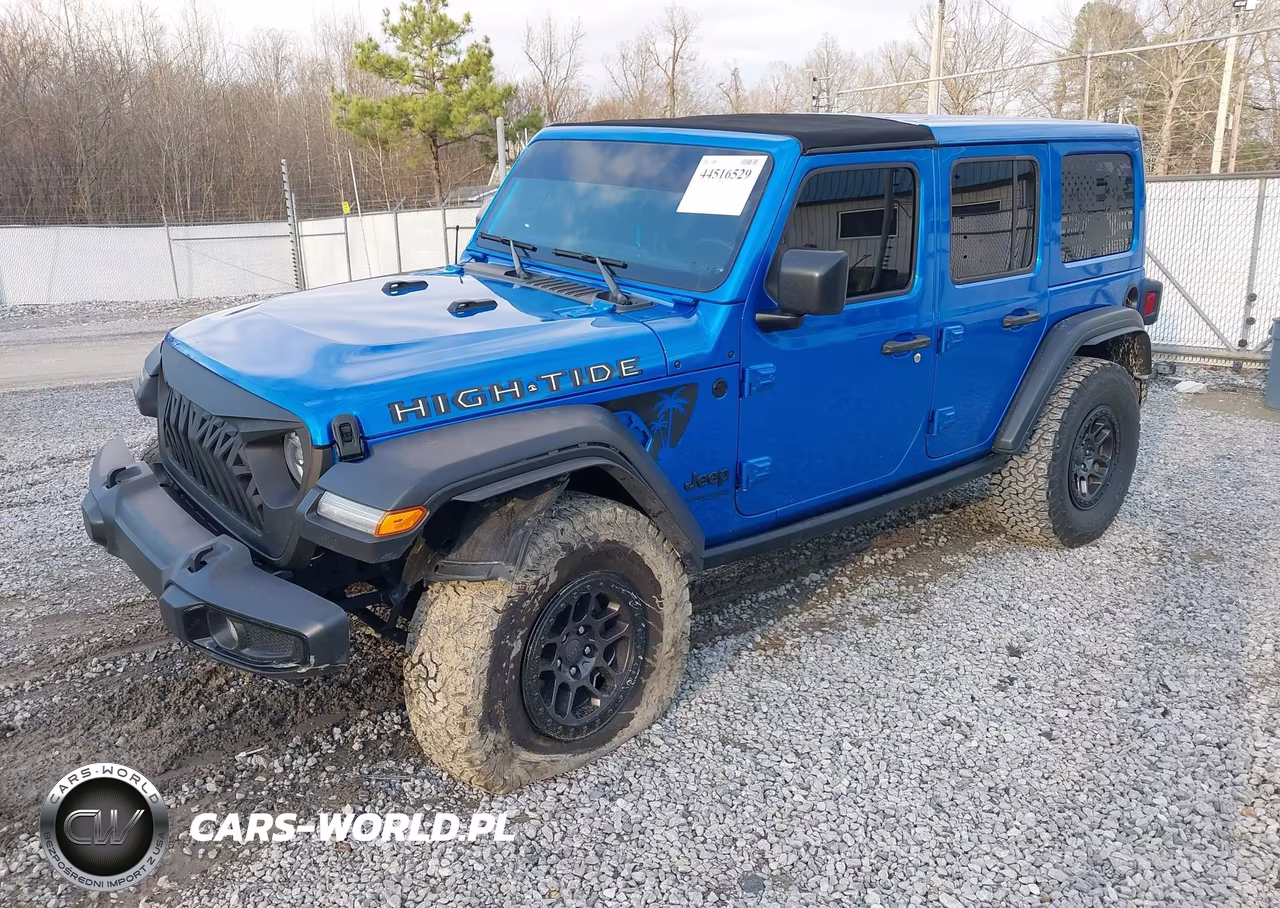 2022 Jeep Wrangler Unlimited High Tide 4X4 VIN:1C4HJXDGXNW244260 - 2
