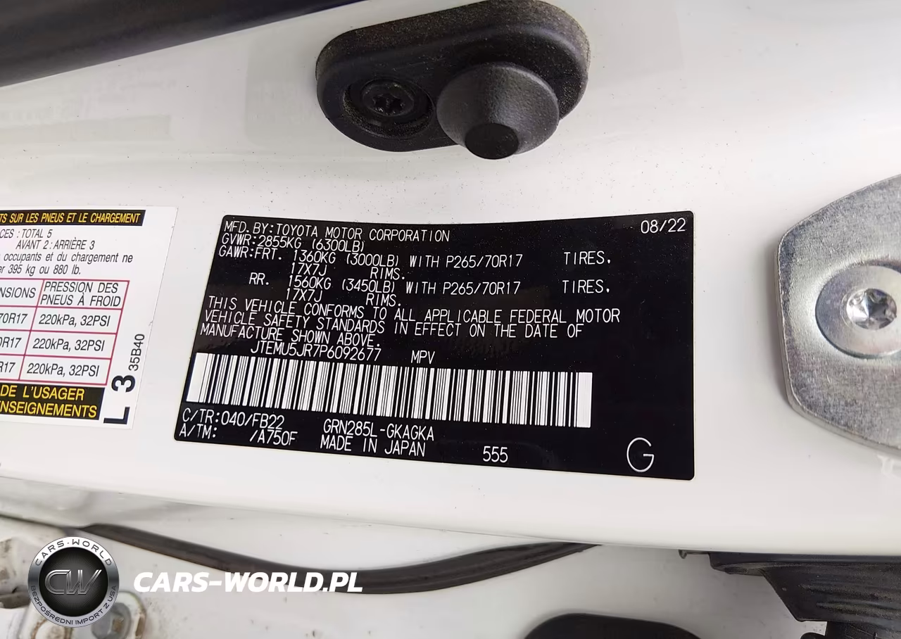 2023 Toyota 4Runner Sr5 VIN:JTEMU5JR7P6092677 - 9
