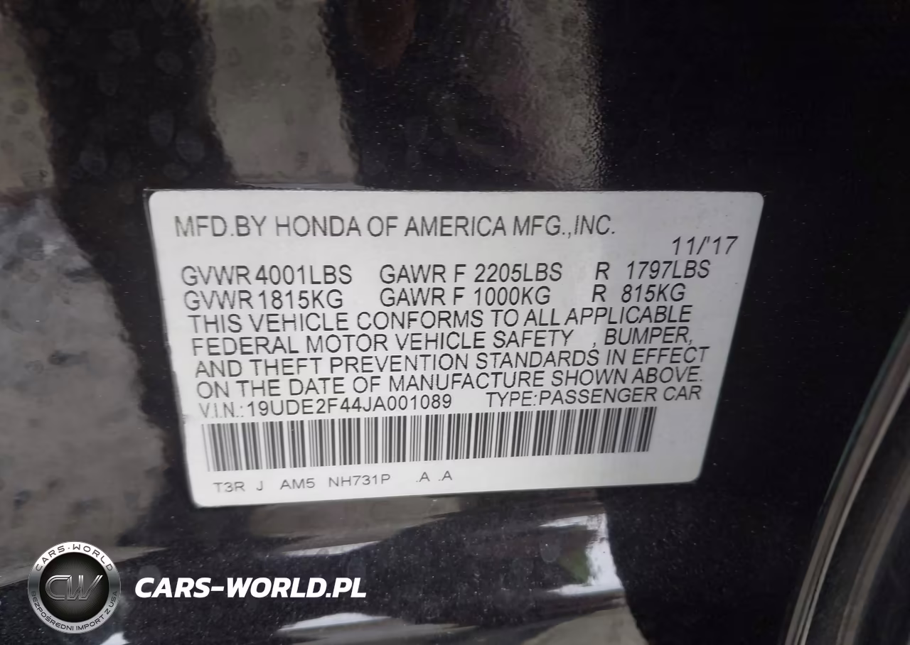 2018 Acura Ilx Special Edition VIN:19UDE2F44JA001089 - 9
