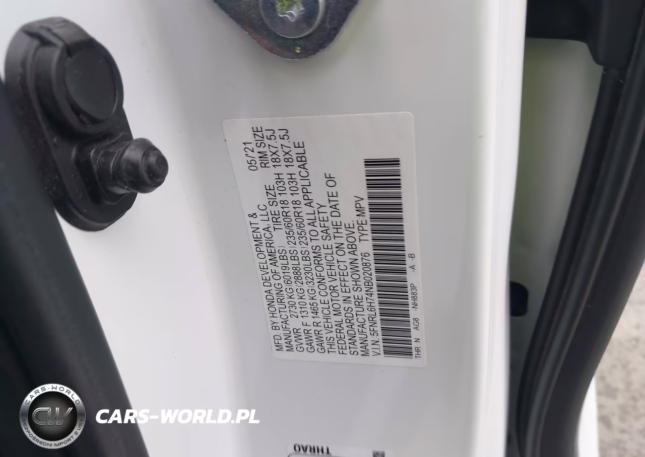 2022 Honda Odyssey Ex-L VIN:5FNRL6H74NB020876 - 9