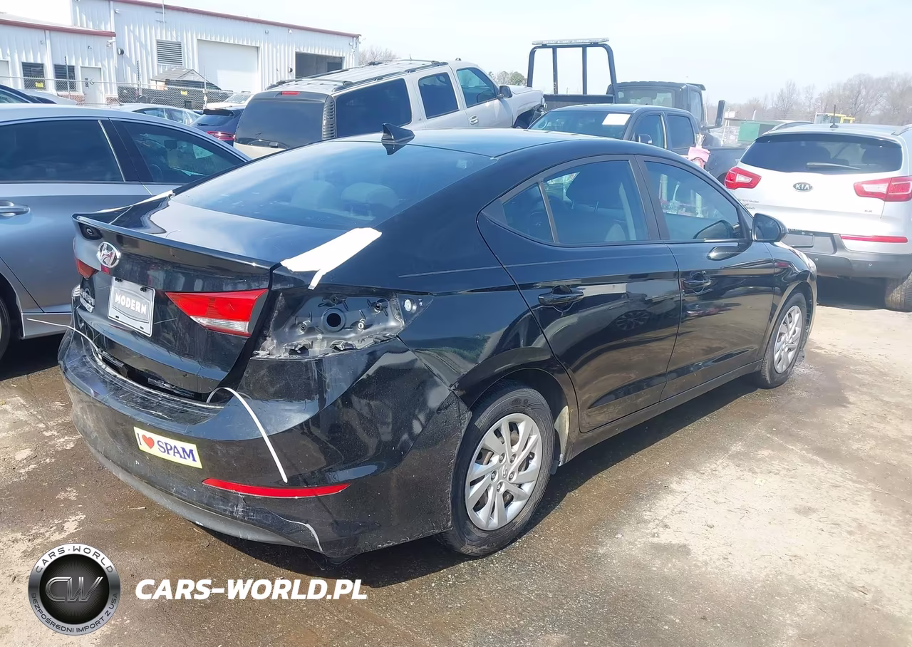 2017 Hyundai Elantra Se VIN:KMHD74LF0HU180097 - 4