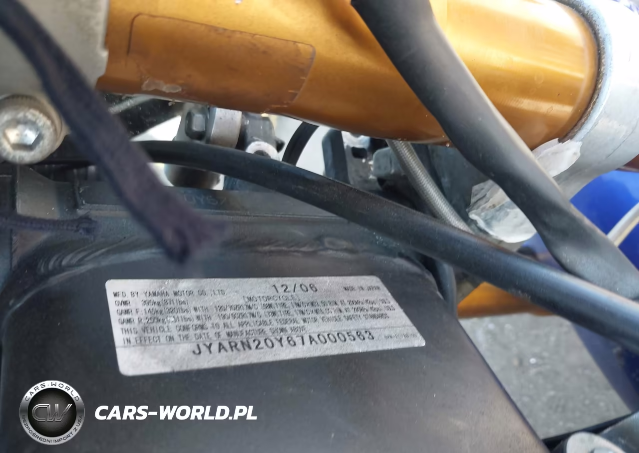 2007 Yamaha Yzfr1 VIN:JYARN20Y67A000563 - 10