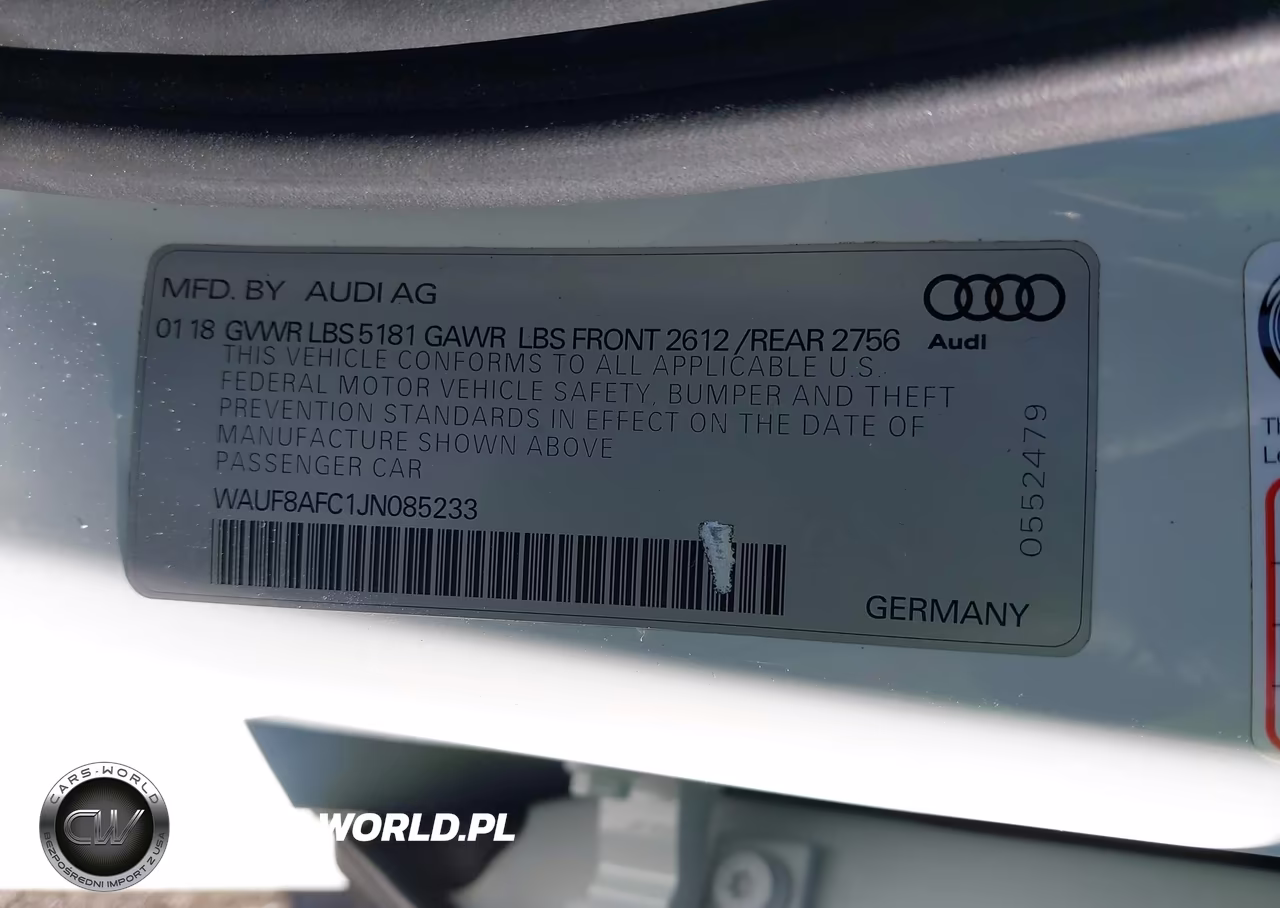 2018 Audi A6 2.0T Premium-2.0T Sport VIN:WAUF8AFC1JN085233 - 9
