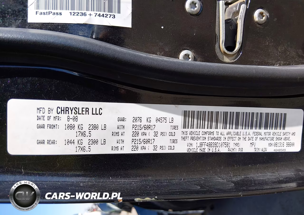 2009 Jeep Patriot Limited VIN:1J8FF48B39D107581 - 9