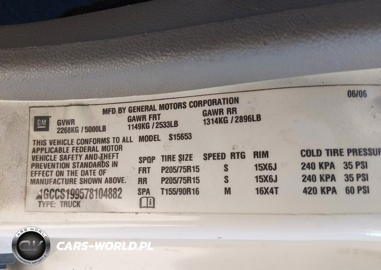 2007 Chevrolet Colorado Work Truck VIN:1GCCS199578104882 - 9