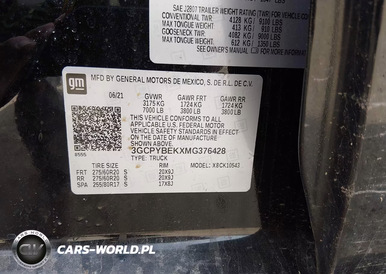 2021 Chevrolet Silverado 1500 VIN:3GCPYBEKXMG376428 - 9