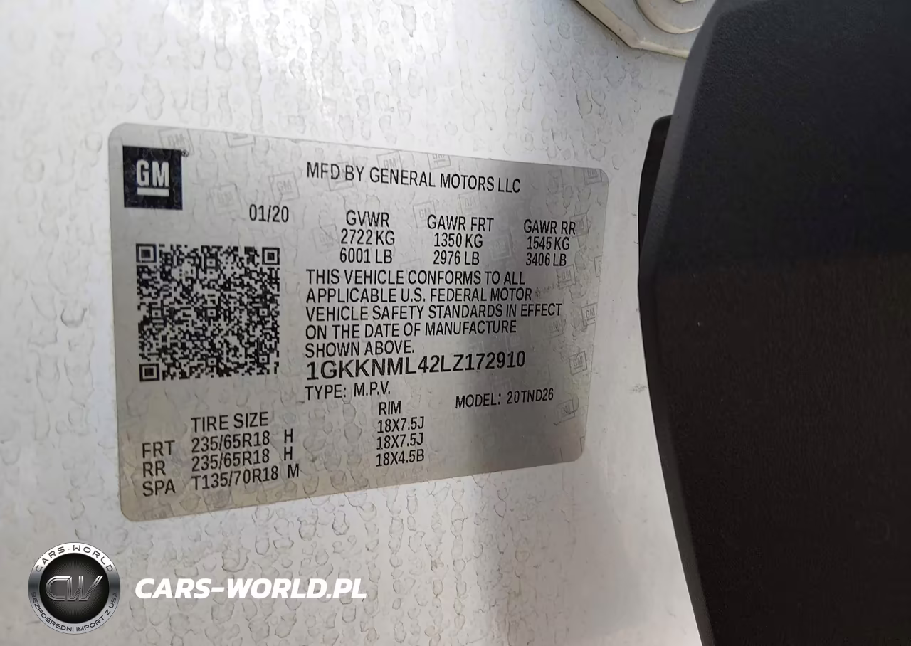 2020 GMC Acadia Fwd Slt VIN:1GKKNML42LZ172910 - 9