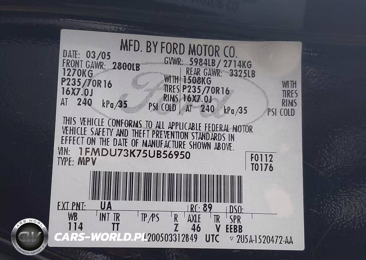 2005 Ford Explorer Xlt-Xlt Sport VIN:1FMDU73K75UB56950 - 9