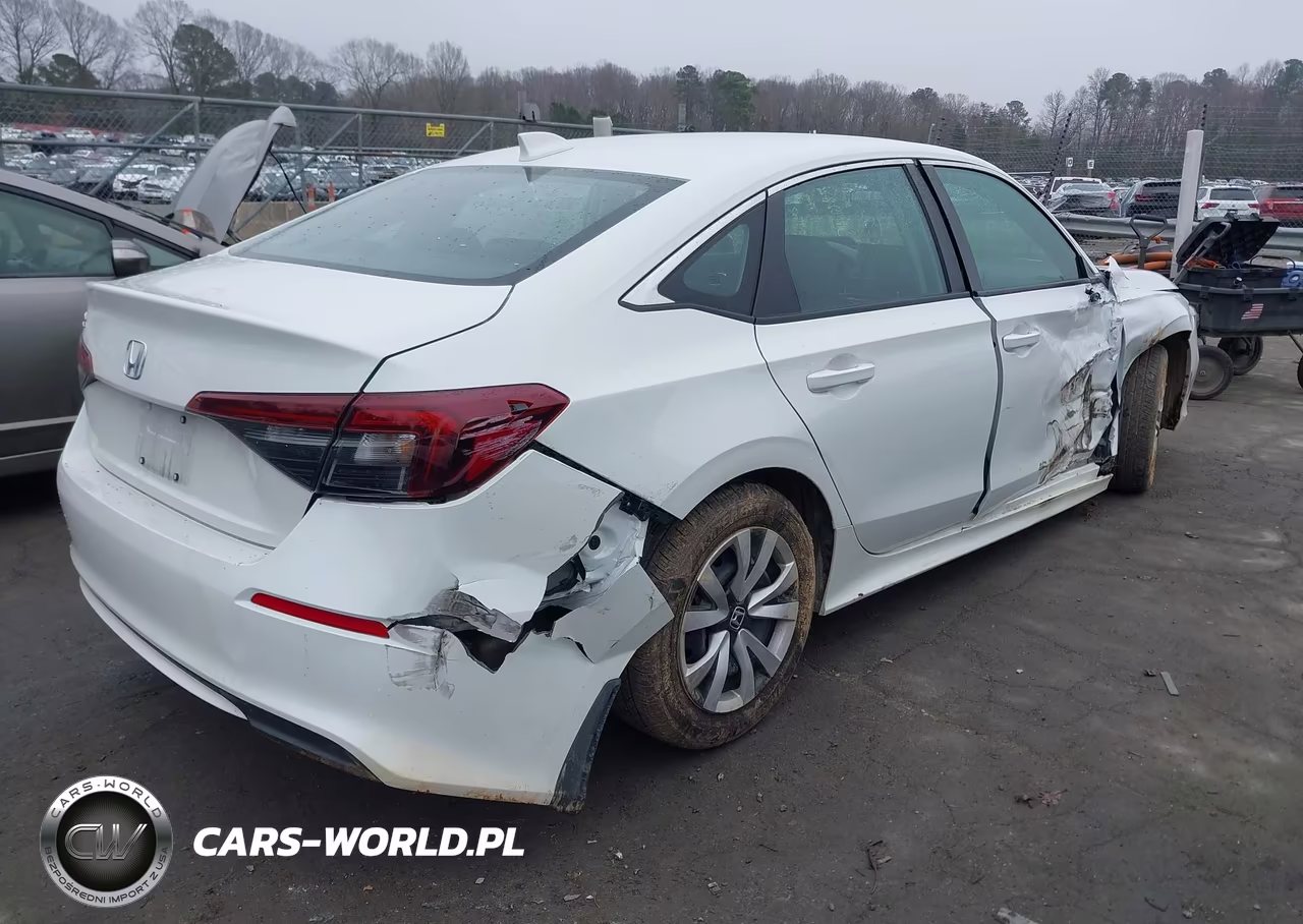 2026 Honda Civic Lx VIN:2HGFE2F25TH514332 - 4