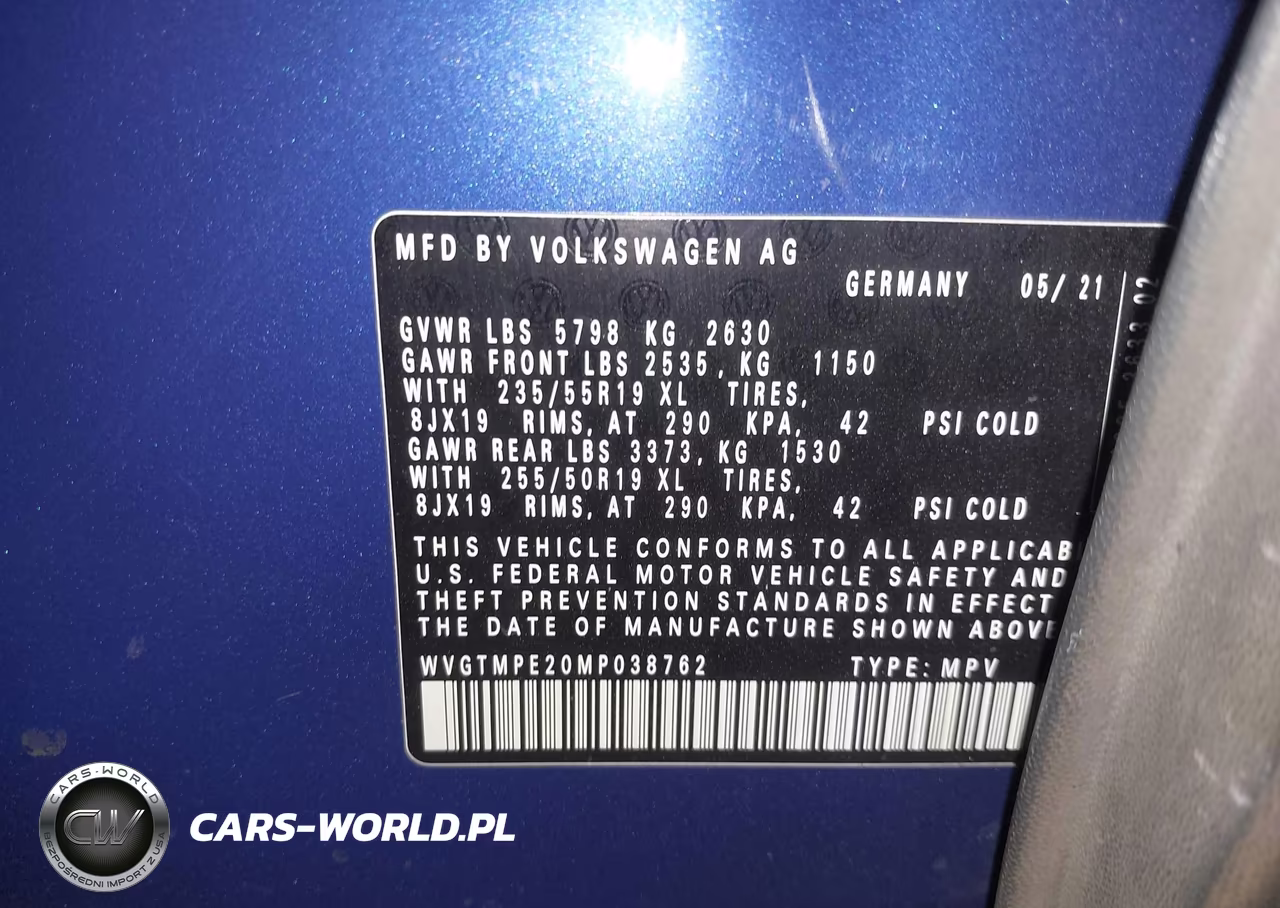 2021 Volkswagen Id.4 Pro S VIN:WVGTMPE20MP038762 - 9