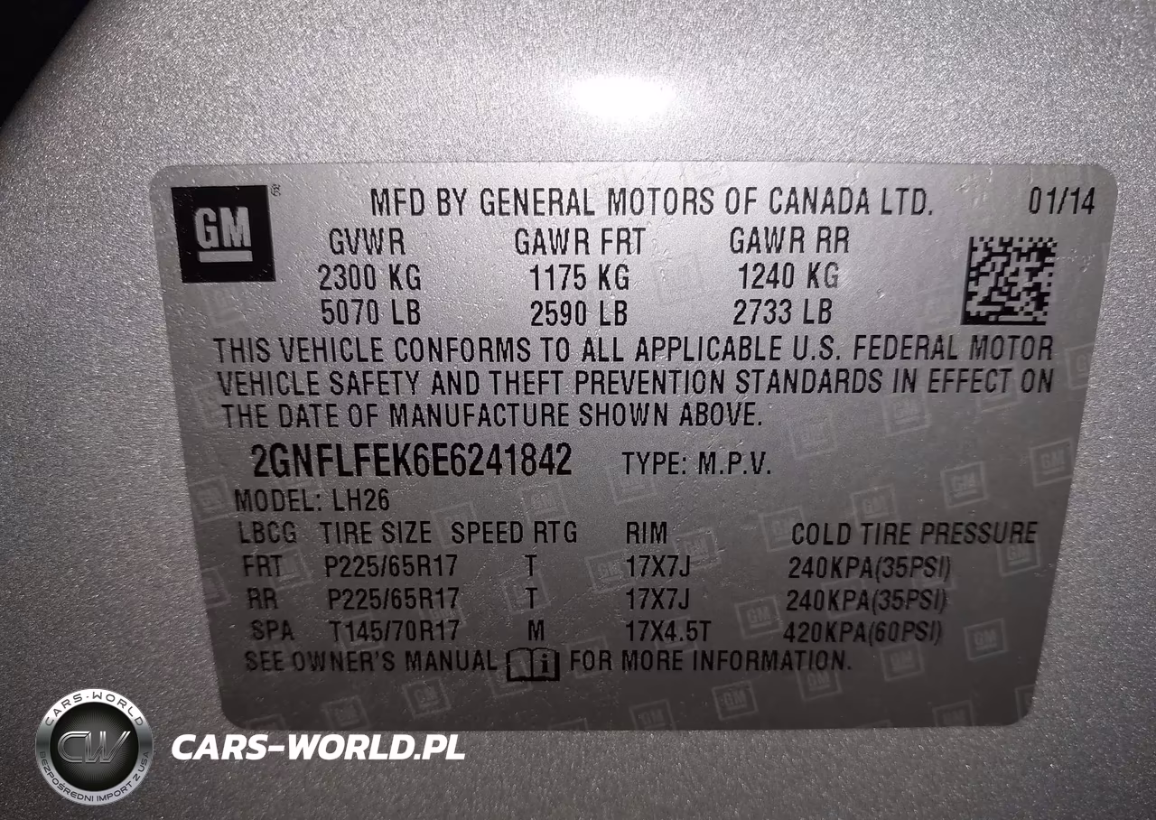 2014 Chevrolet Equinox 1Lt VIN:2GNFLFEK6E6241842 - 9