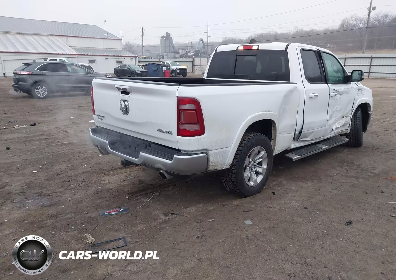 2020 Ram 1500 Laramie 4X4 6'4 Box VIN:1C6SRFDT1LN227492 - 4