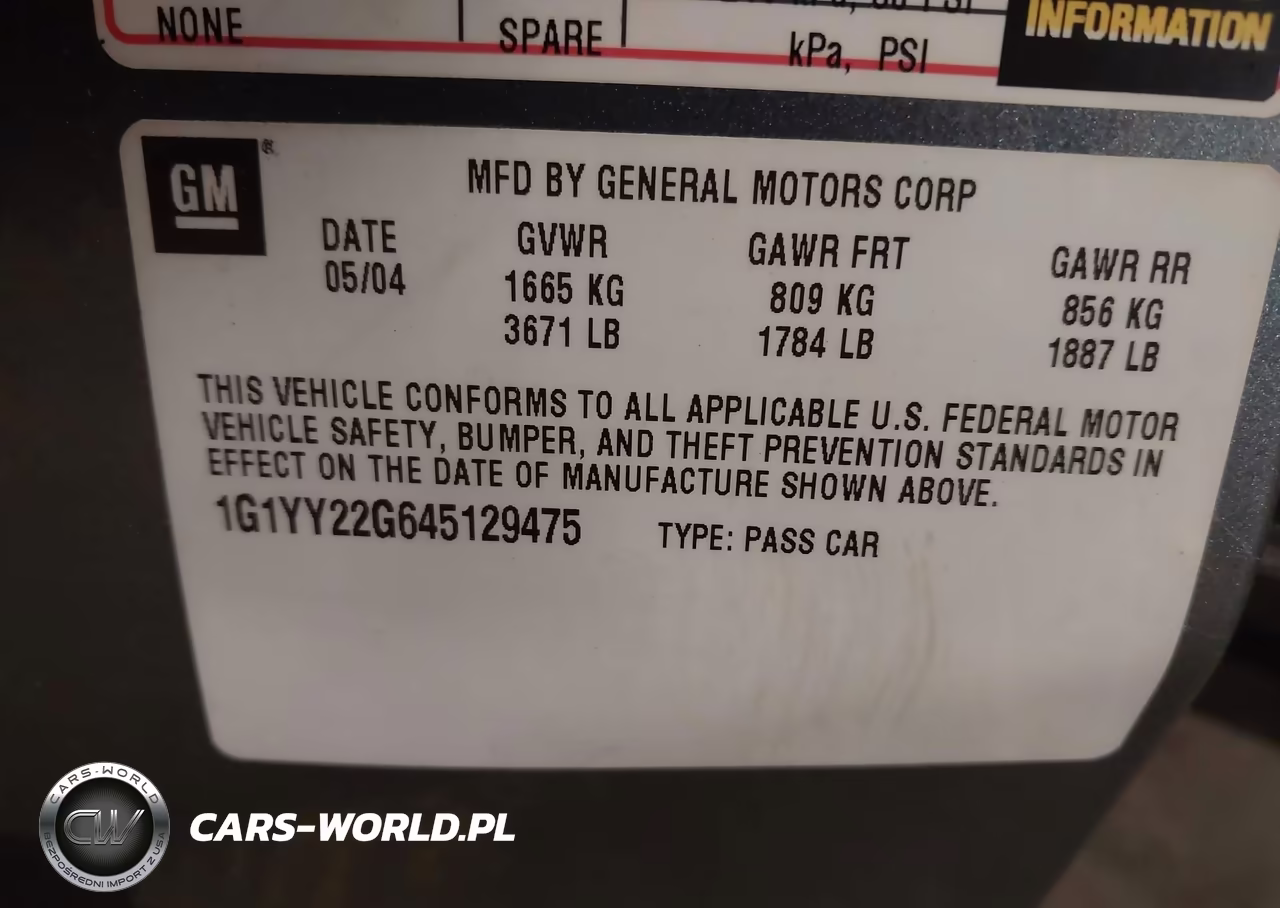 2004 Chevrolet Corvette VIN:1G1YY22G645129475 - 9