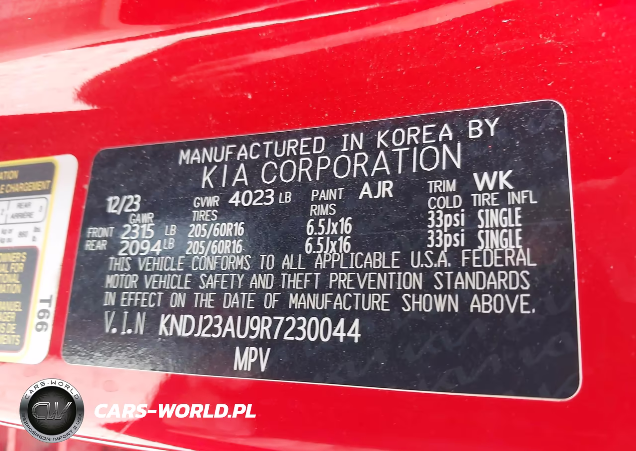 2024 Kia Soul Lx VIN:KNDJ23AU9R7230044 - 9