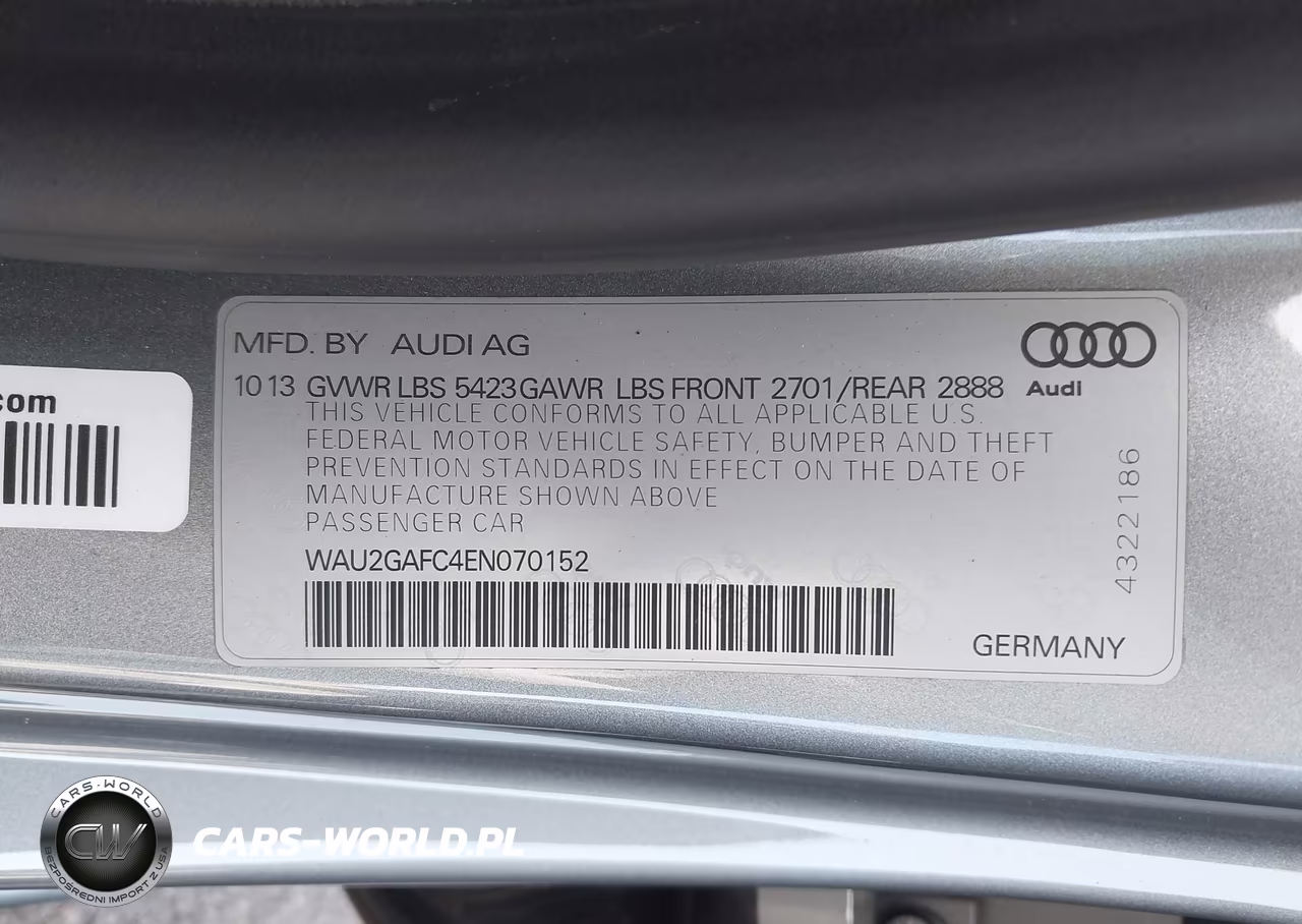 2014 Audi A7 3.0T Premium Plus VIN:WAU2GAFC4EN070152 - 9