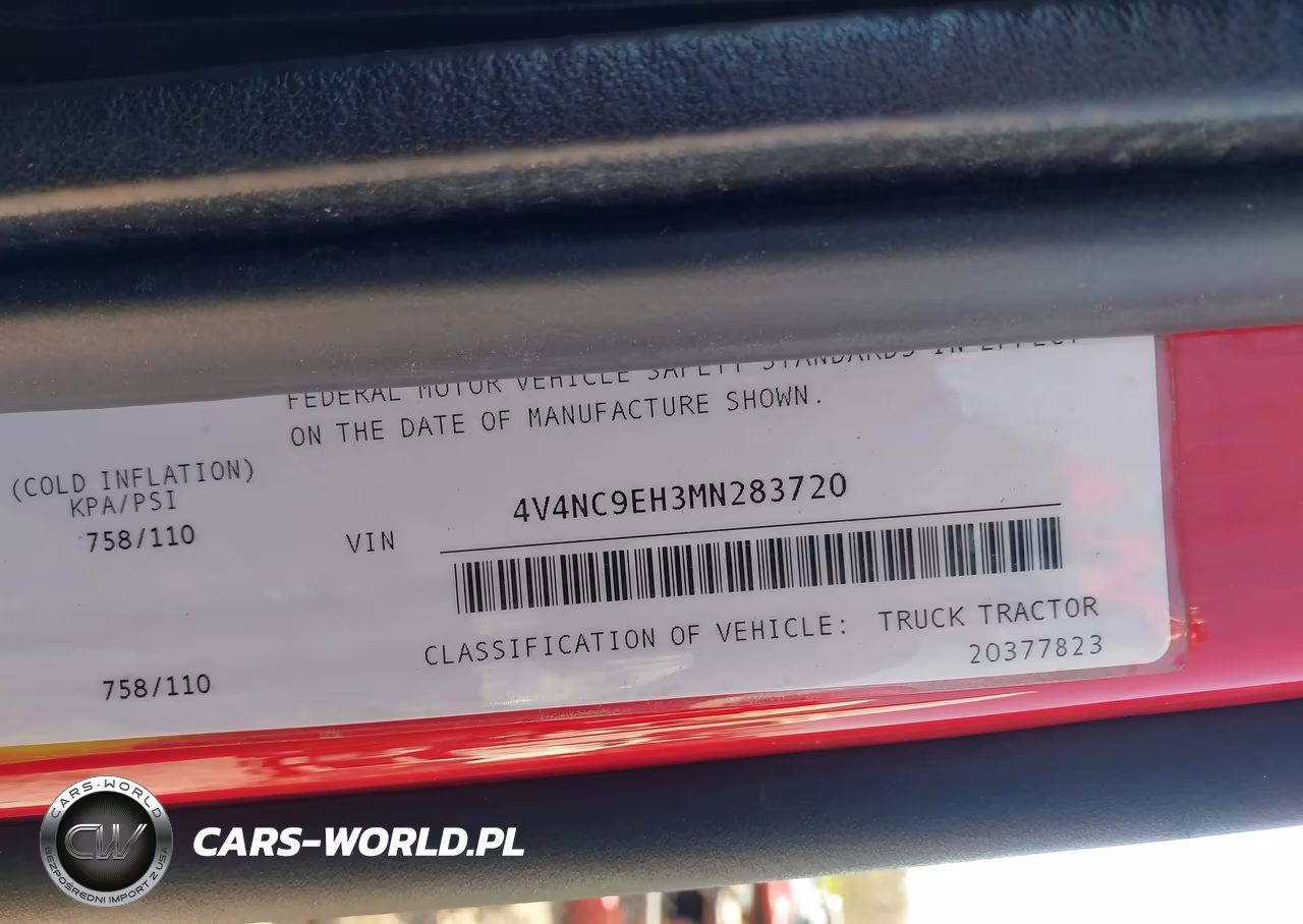 2021 Volvo Vnl VIN:4V4NC9EH3MN283720 - 9
