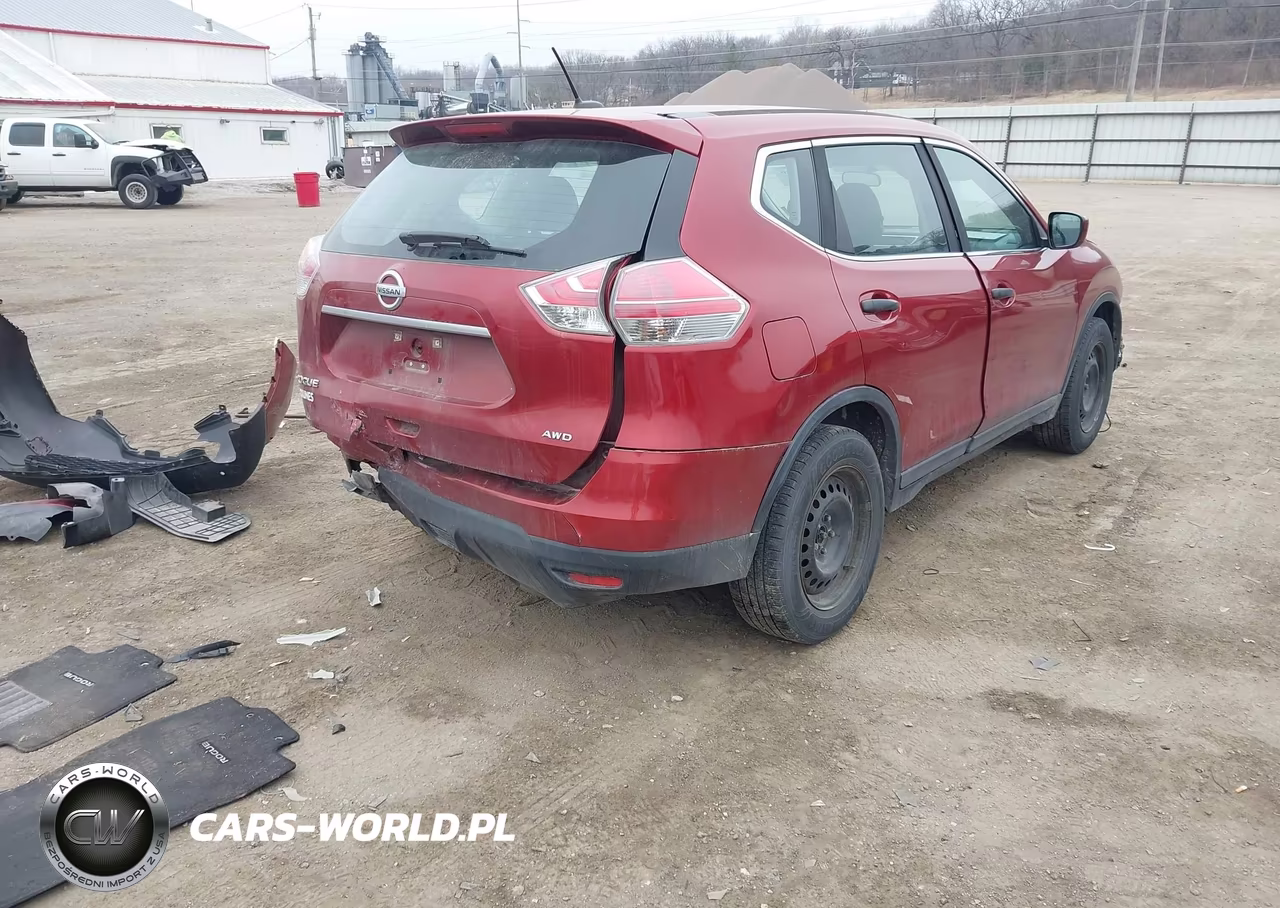 2016 Nissan Rogue S-Sl-Sv VIN:5N1AT2MV7GC811831 - 4