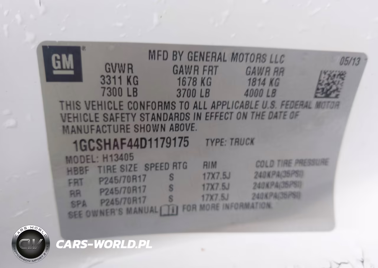 2013 Chevrolet Express 1500 Work Van VIN:1GCSHAF44D1179175 - 9