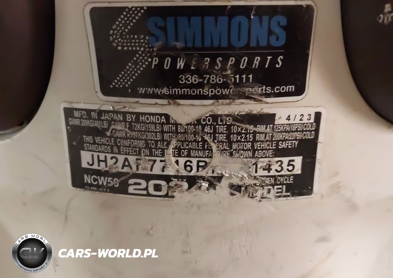 2024 Honda Ncw50 VIN:JH2AF7716RK701435 - 10