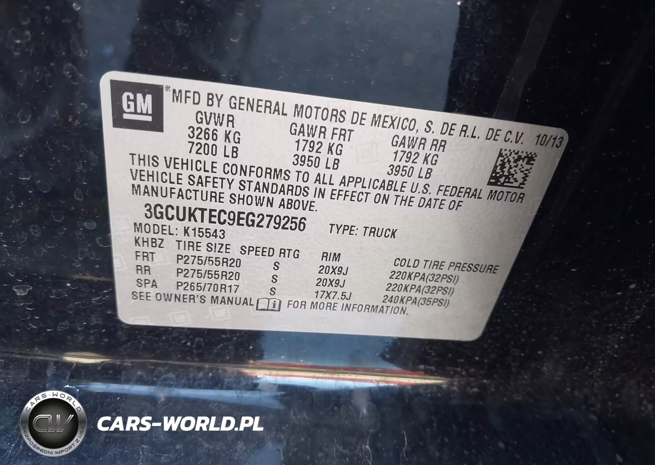 2014 Chevrolet Silverado 1500 High Country VIN:3GCUKTEC9EG279256 - 9