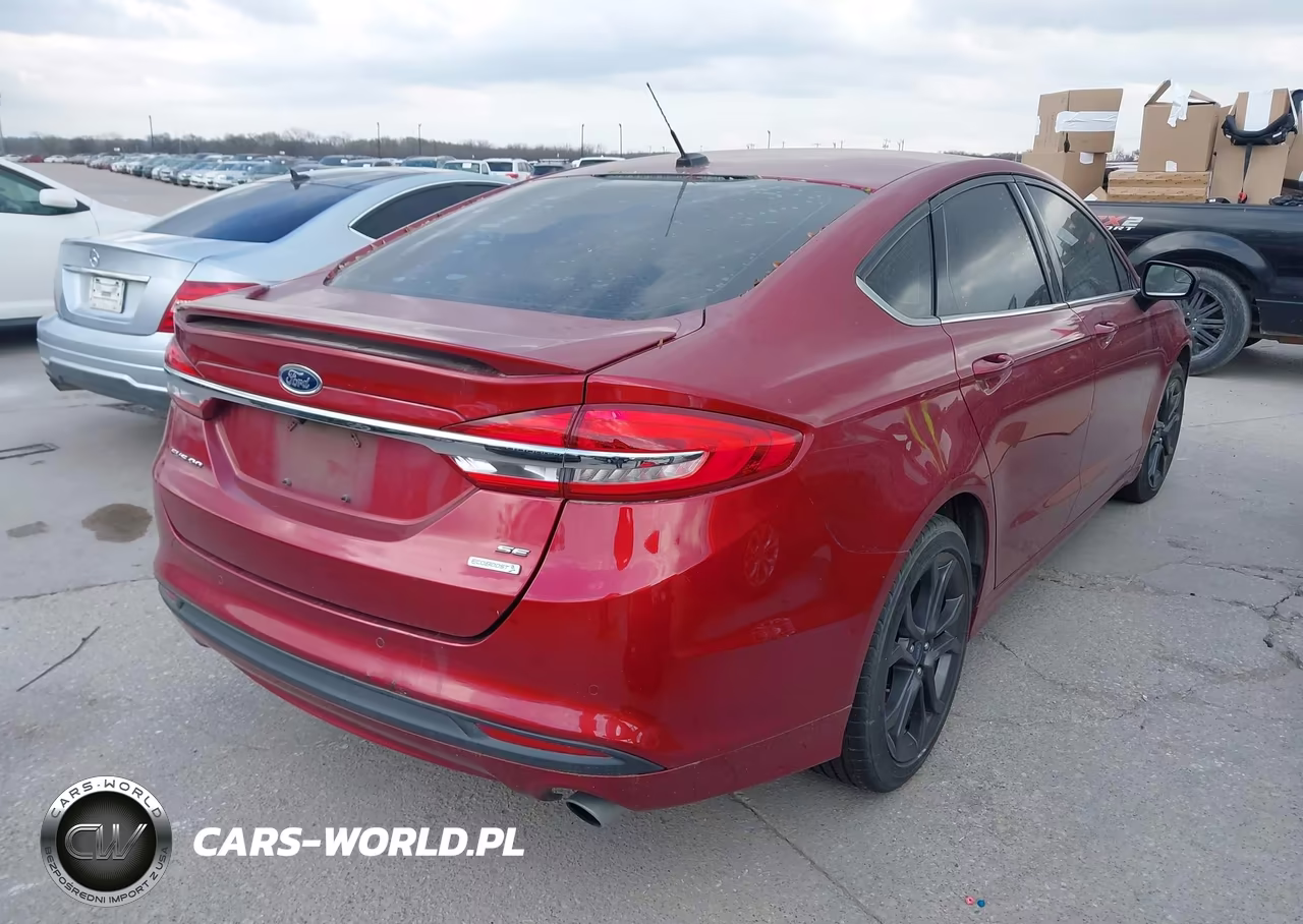 2018 Ford Fusion Se VIN:3FA6P0HD5JR262164 - 4