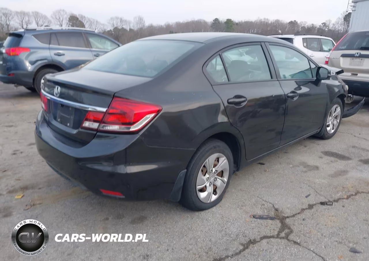 2013 HONDA CIVIC LX VIN:2HGFB2F5XDH537125 - 4