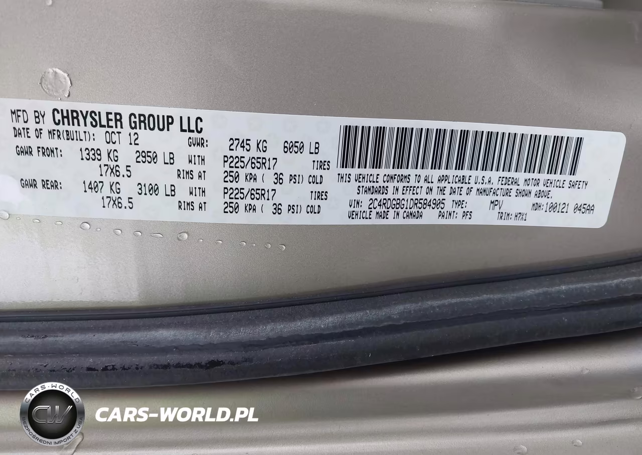 2013 Dodge Grand Caravan Se VIN:2C4RDGBG1DR584905 - 9