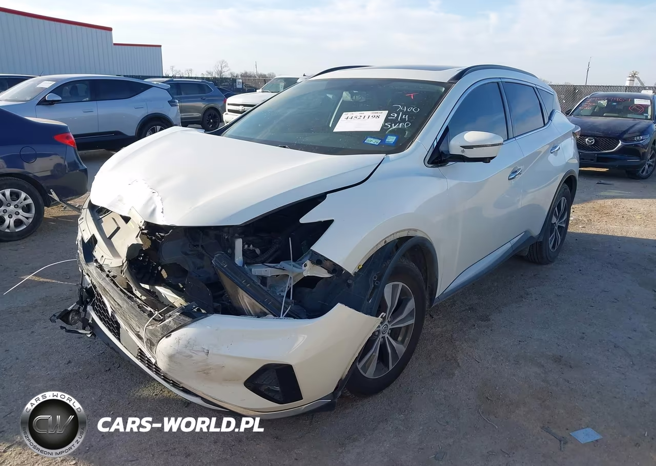 2019 Nissan Murano Sv VIN:5N1AZ2MJ6KN157400 - 2