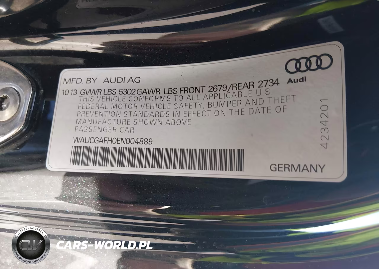 2014 Audi S5 3.0T Premium Plus VIN:WAUCGAFH0EN004889 - 9