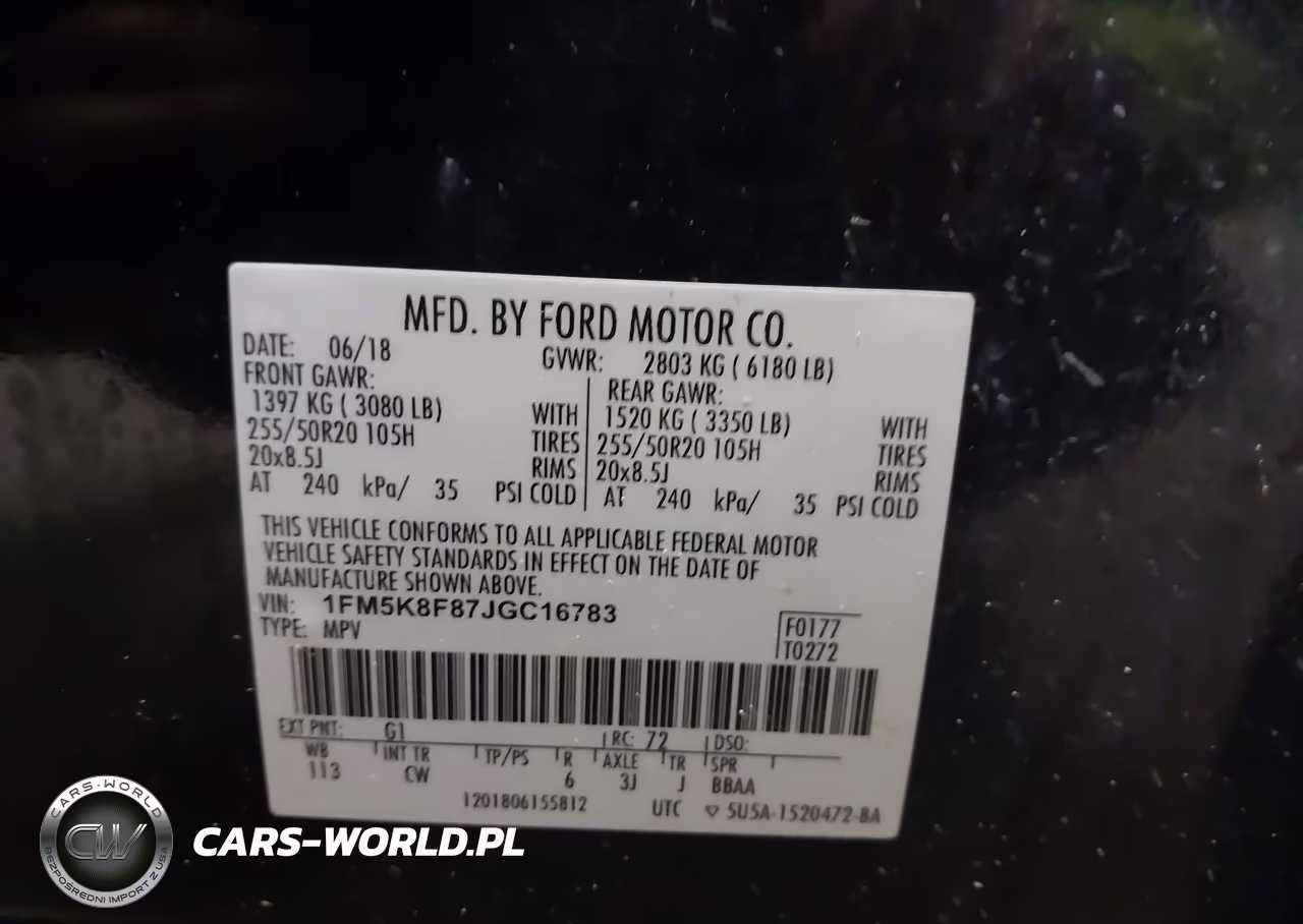 2018 Ford Explorer Limited VIN:1FM5K8F87JGC16783 - 9