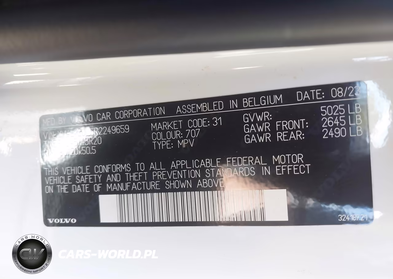 2024 Volvo Xc40 B5 Plus Dark Theme VIN:YV4L12UL5R2249659 - 9