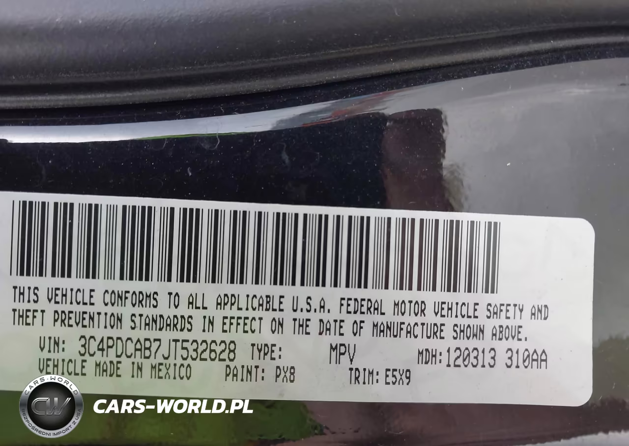 2018 Dodge Journey Se VIN:3C4PDCAB7JT532628 - 9