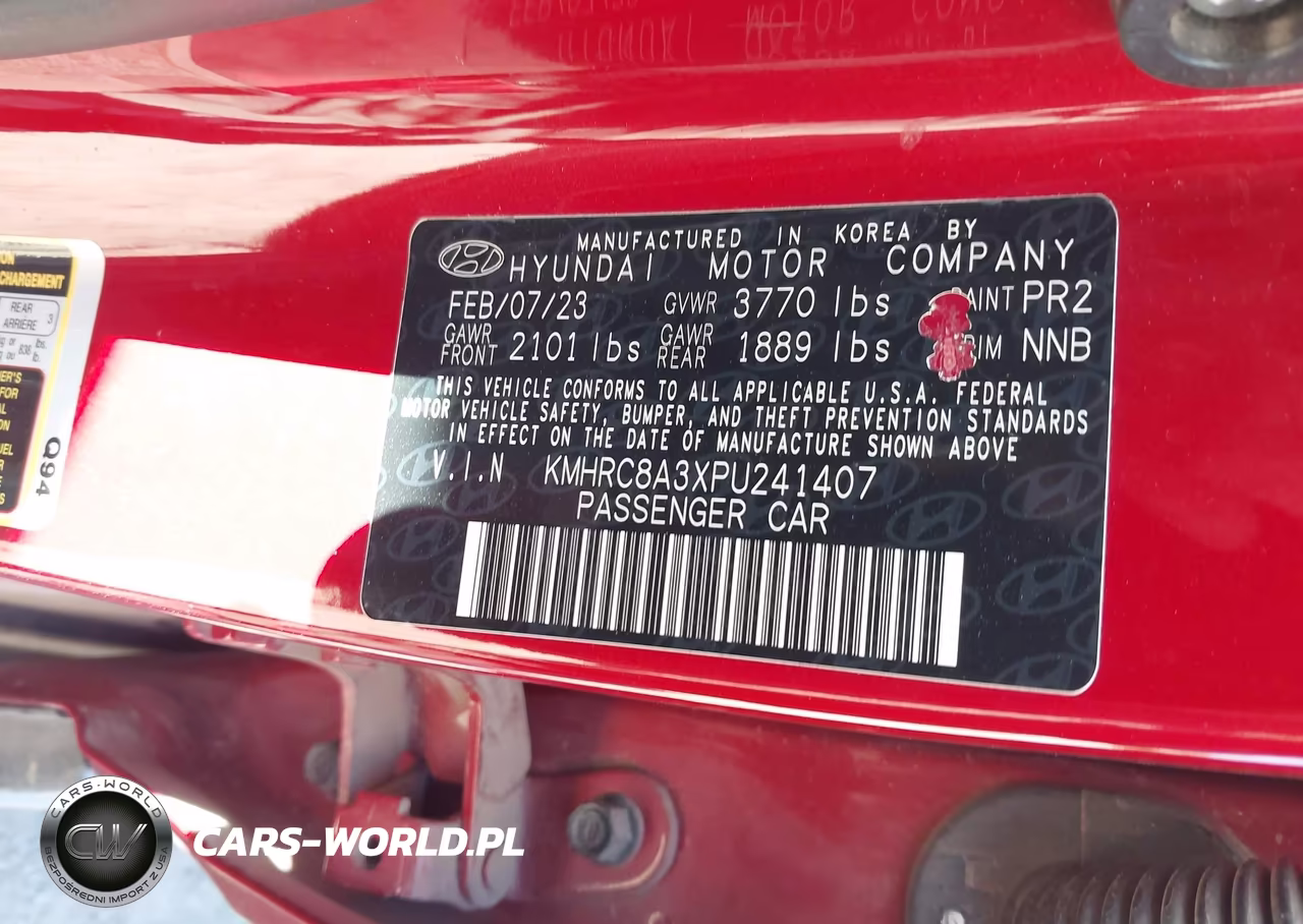 2023 Hyundai Venue Sel VIN:KMHRC8A3XPU241407 - 9