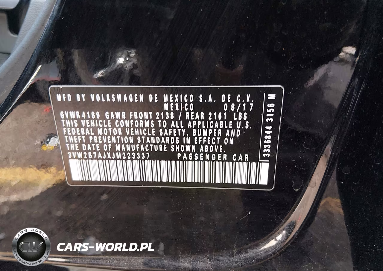 2018 Volkswagen Jetta 1.4T S VIN:3VW2B7AJXJM223337 - 9