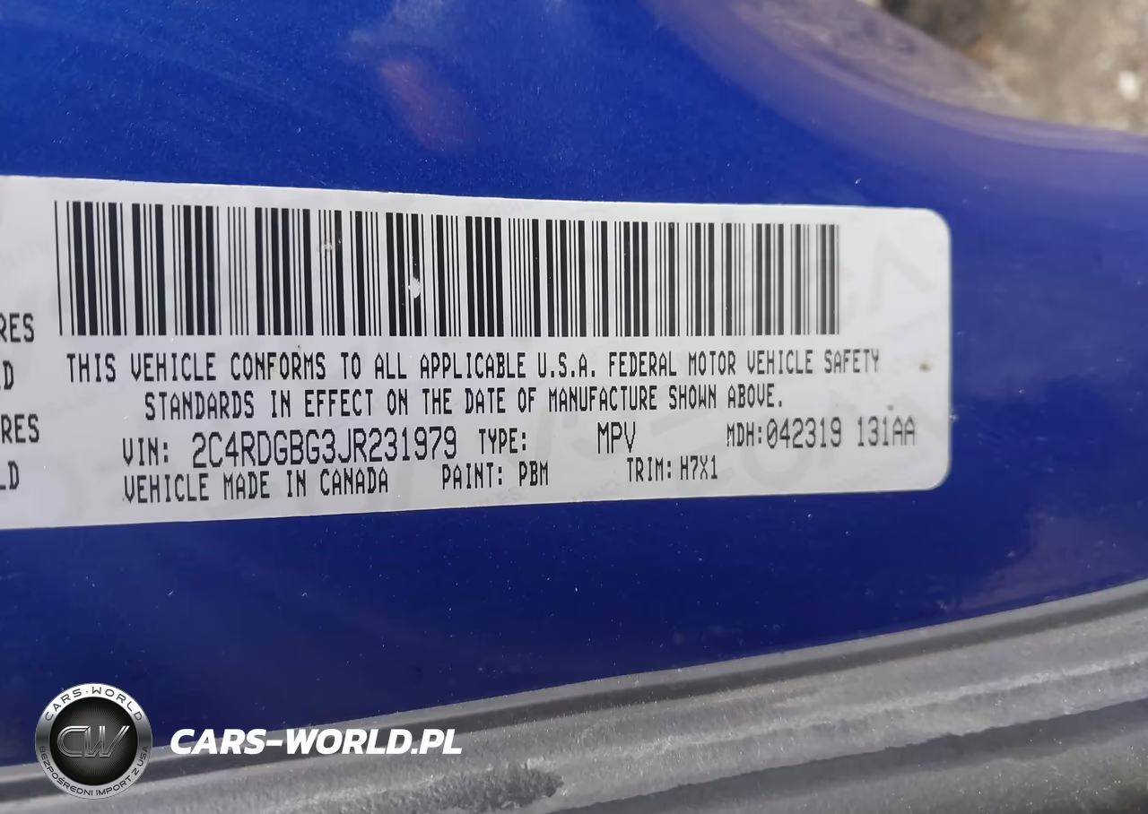 2018 Dodge Grand Caravan Se VIN:2C4RDGBG3JR231979 - 9