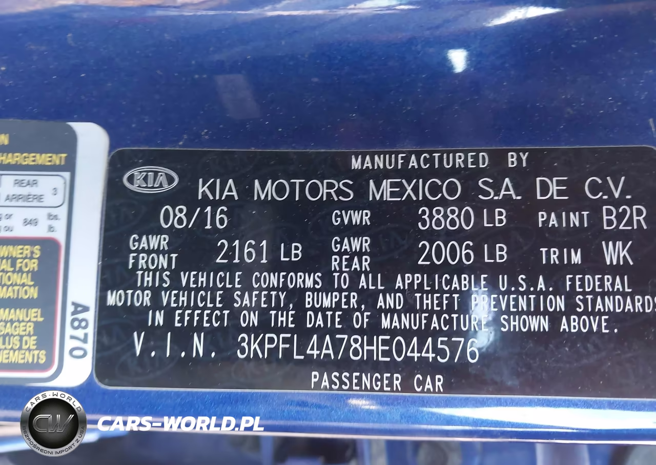 2017 Kia Forte S VIN:3KPFL4A78HE044576 - 9