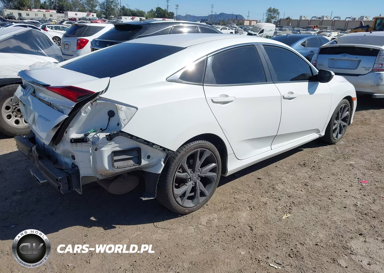 2019 Honda Civic Sport VIN:2HGFC2F88KH598395 - 4