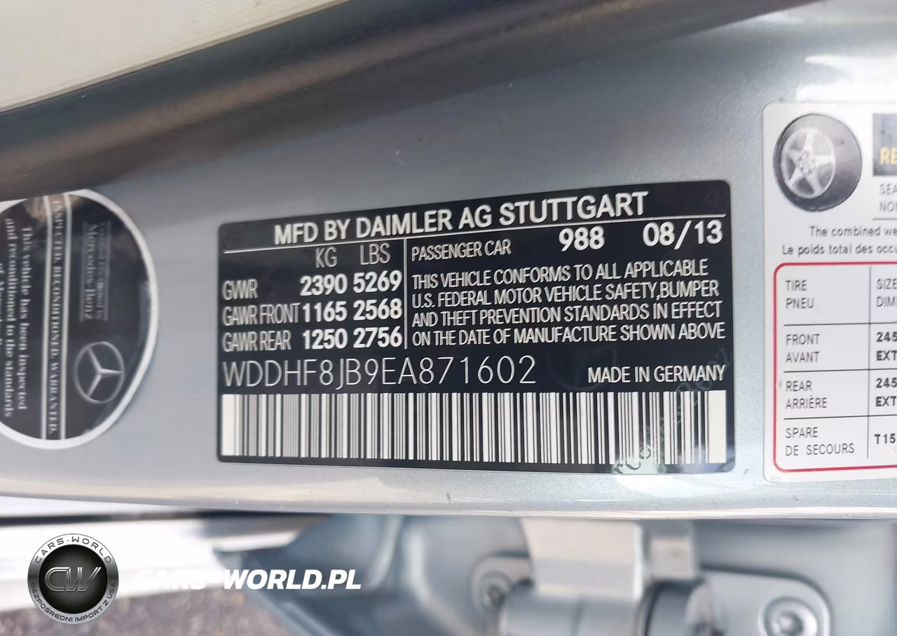 2014 Mercedes-Benz E 350 4Matic VIN:WDDHF8JB9EA871602 - 9