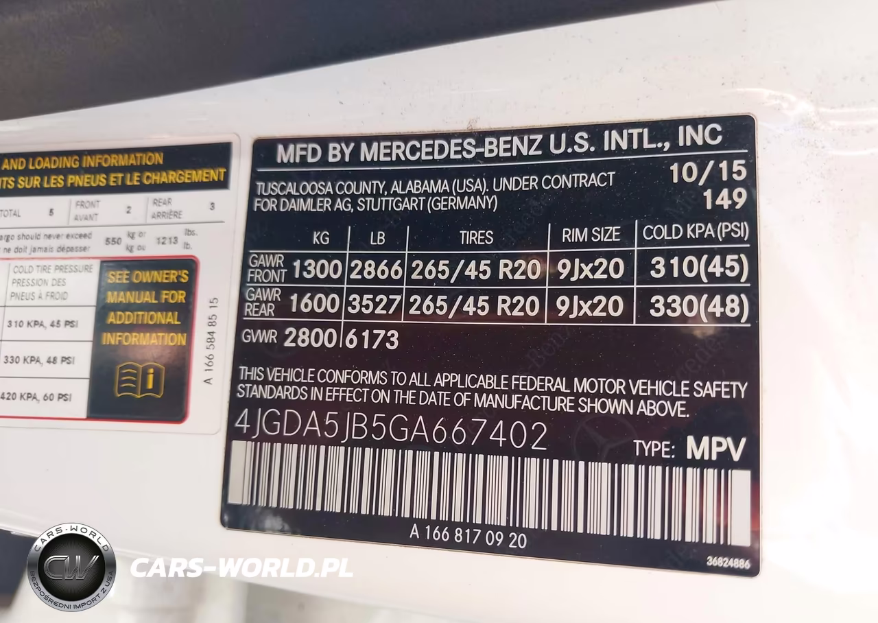 2016 Mercedes-Benz Gle 350 VIN:4JGDA5JB5GA667402 - 9