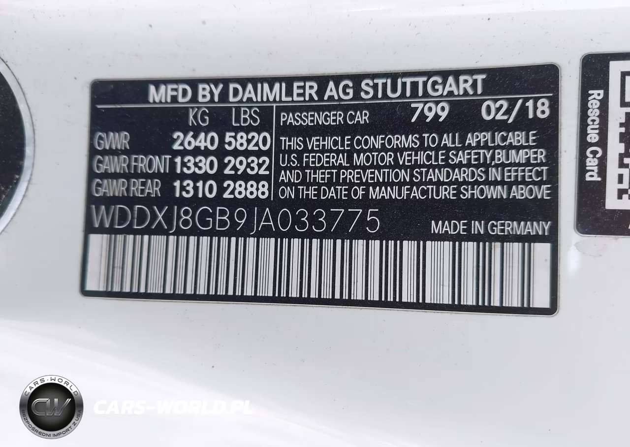 2018 Mercedes-Benz S 560 4Matic VIN:WDDXJ8GB9JA033775 - 9
