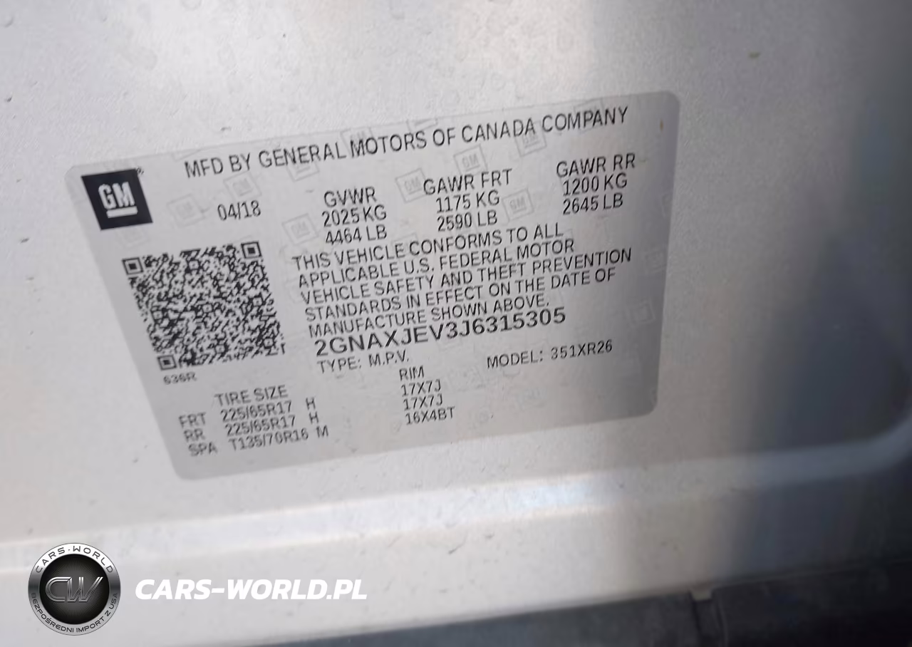 2018 Chevrolet Equinox Lt VIN:2GNAXJEV3J6315305 - 9
